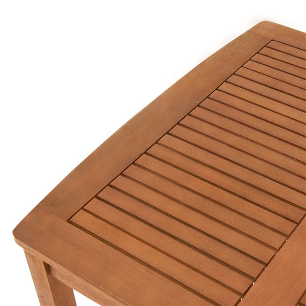 Alaterre Lyndon Rectangle Outdoor Cocktail Table 44-in W x 28-in L