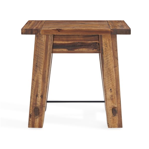 Alaterre Durango Dark Brown Wood Rectangular End Table