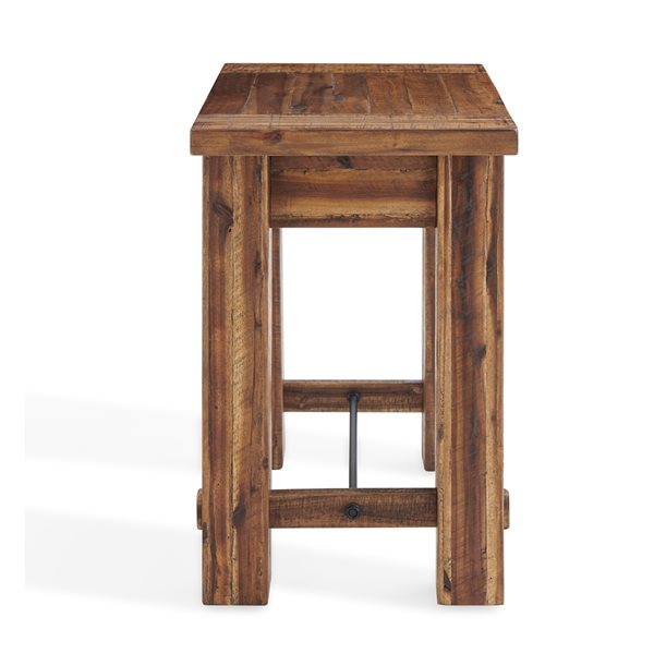 Alaterre Durango Dark Brown Wood Rectangular End Table
