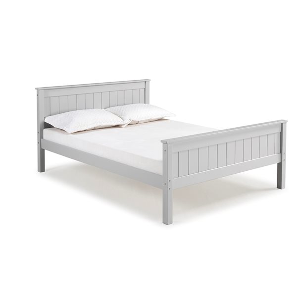 Alaterre Harmony Dove Grey Full Platform Bed