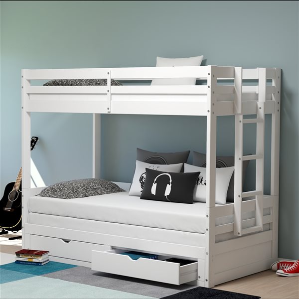 Alaterre Jasper White Toddler Bed