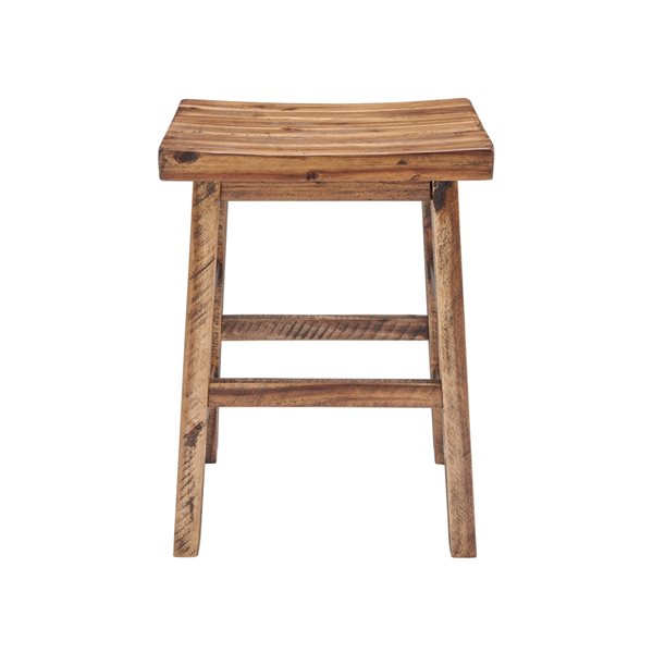 Alaterre Durango Dark Brown 26-in Counter Height Stool