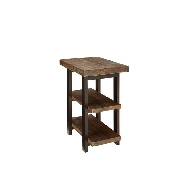 Alaterre Pomona Rustic Natural Pine Accent Table Set - 3-Piece