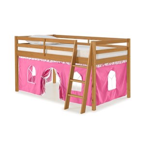 Alaterre Roxy Cinnamon and Pink Toddler Bed with Tent