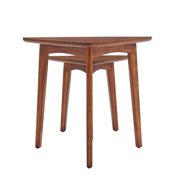 Alaterre Monterey 24-in Warm Chestnut Pine Nesting Accent Table Set - 2-Piece