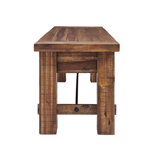 Alaterre Durango Rustic Brown Accent Bench