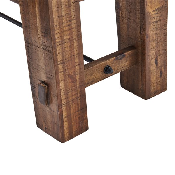 Alaterre Durango Rustic Brown Accent Bench