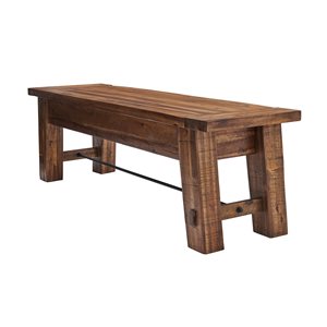 Alaterre Durango Rustic Brown Accent Bench