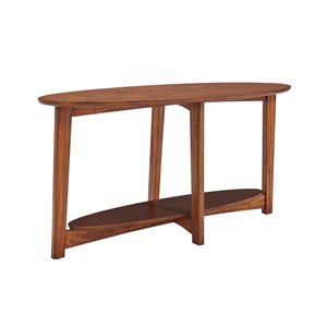 Alaterre Monterey Brown Rustic Console Table