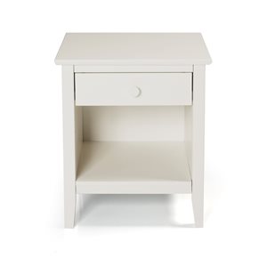 Alaterre Simplicity White Pine Nightstand