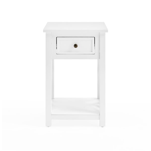 Alaterre Coventry White Pine Accent Table Set - 3-Piece