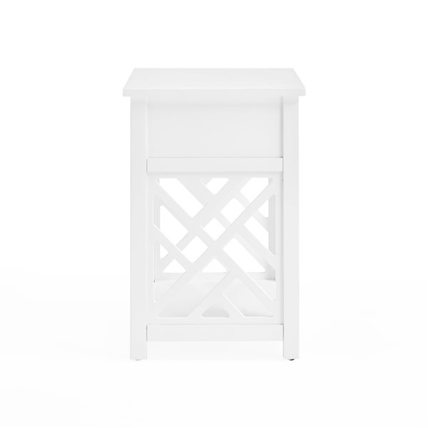Alaterre Coventry White Pine Accent Table Set - 3-Piece
