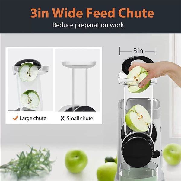 Aeitto Cold Press Masticating Juicer - Black