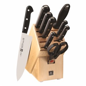 Ensemble de couteaux Twin Gourmet par ZWILLING avec bloc, 10 pièces