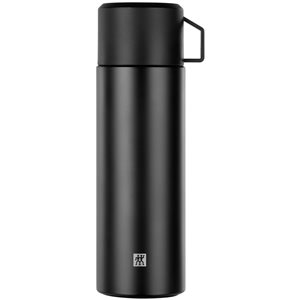 ZWILLING Thermo 1-L Matte Black Stainless Steel Thermal Beverage Bottle