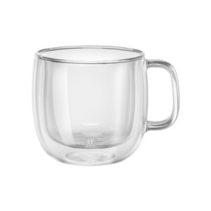 ZWILLING Sorrento Plus 450-ml Clear Glass Cappuccino Mug Set - 2-Piece