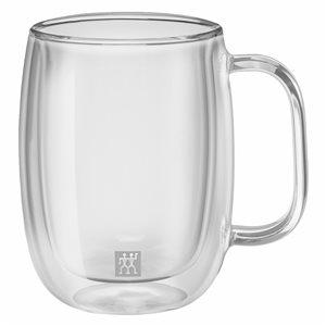ZWILLING Sorrento Plus 350-ml Clear Glass Coffee Mug Set - 2-Piece