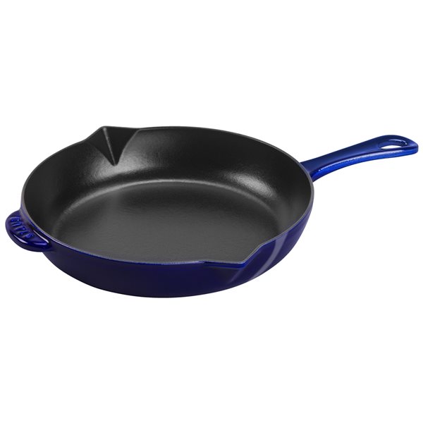 Staub Pans Dark Blue Cast Iron Fry Pan Set - 2-Piece