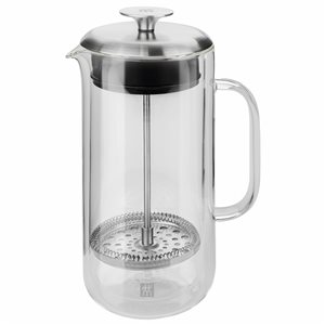 ZWILLING Sorrento 750-ml Clear Glass Residential French Press Coffee Maker