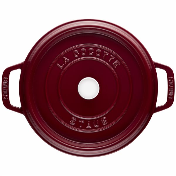 Faitout La Cocotte par Staub en fonte bordeaux de 3,8 L