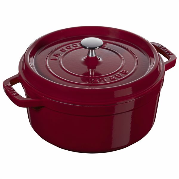 Faitout La Cocotte par Staub en fonte bordeaux de 3,8 L