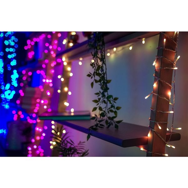 Twinkly Multifunction Multicolour Mini LED Electrical Outlet Christmas
