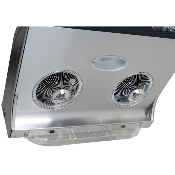 Hauslane Chef 30-in Ducted Stainless Steel Undercabinet Range Hood