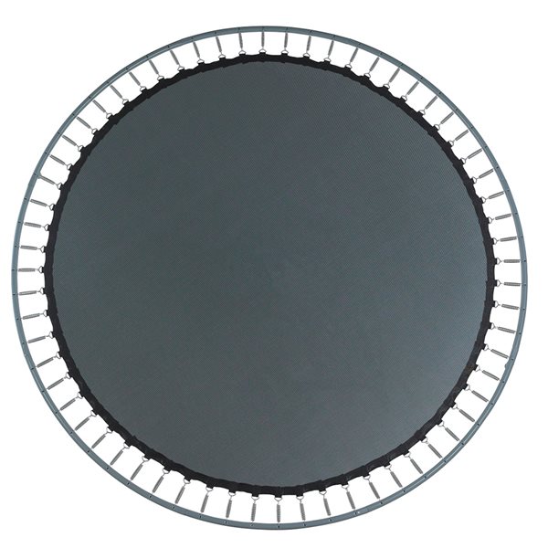 Trampoline Replacement Jumping Mat with 54 V-Rings for 9 Foot Round Frame