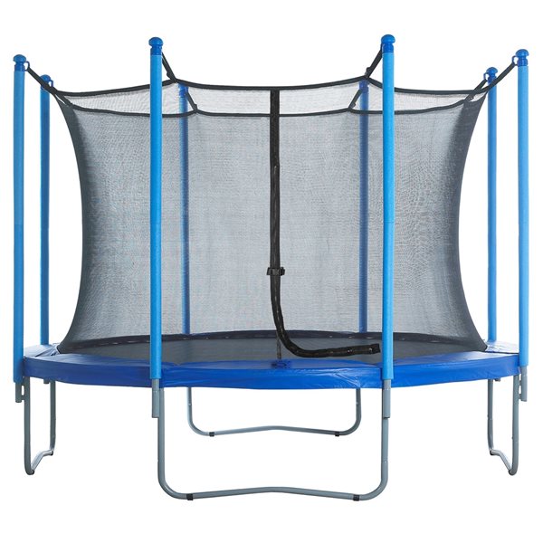 Trampoline Safety Net, Fits 10 FT Round Frame, Using 8 Poles or 4 Arches