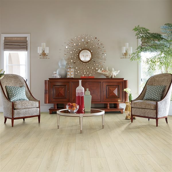 Villa Barcelona Grandola 7.17-in W x 9.9-in L European White Oak Rigid Vinyl Plank Flooring Sample