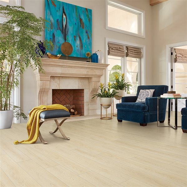 Villa Barcelona Lagos 7.17-in W x 9.9-in L European White Oak Rigid Vinyl Plank Flooring Sample