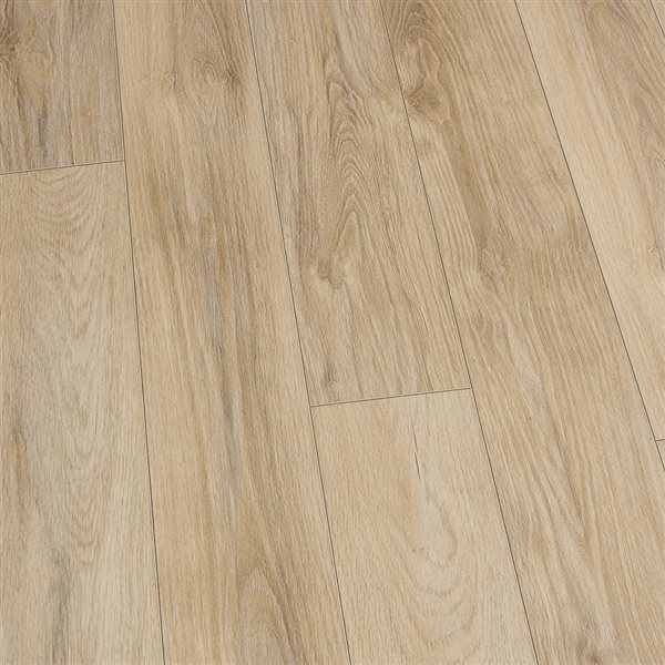 Revêtement de plancher en vinyle rigide de luxe Mallorca par Villa Barcelona avec effet de bois de chêne blanc européen, 8…