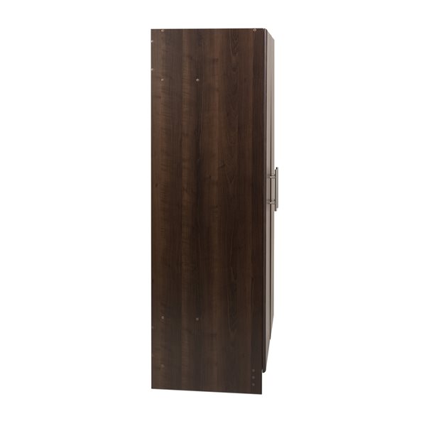 Prepac Elite Wardrobe Cabinet with Storage in Espresso