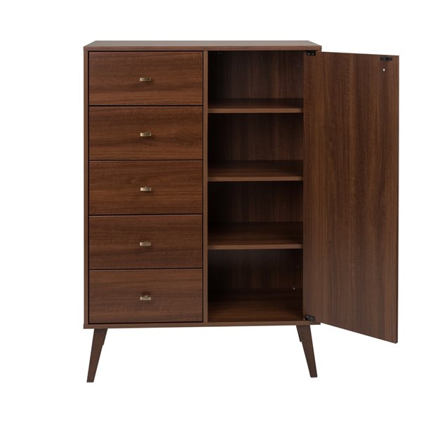 Avilla 5 drawer on sale combo dresser