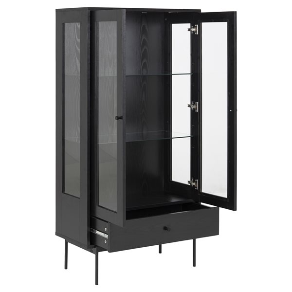 Actona Angus 60-in Display Cabinet with Glass Door