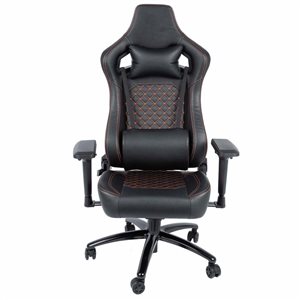 Highmore Black Contemporary Ergonomic Adjustable Height Swivel Desk Chair
