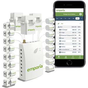 Emporia Energy Vue 3-Phase Gen 2 Smart Home Energy Monitor