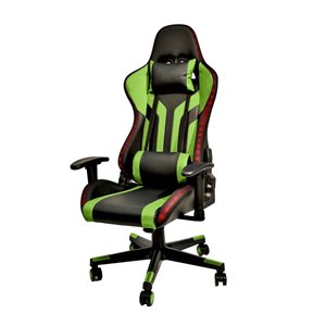 Highmore Green/Black Contemporary Ergonomic Adjustable Height Swivel Desk Chair
