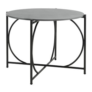 Alaterre Alburgh Round Outdoor Bistro Table 42-in W x 42-in L