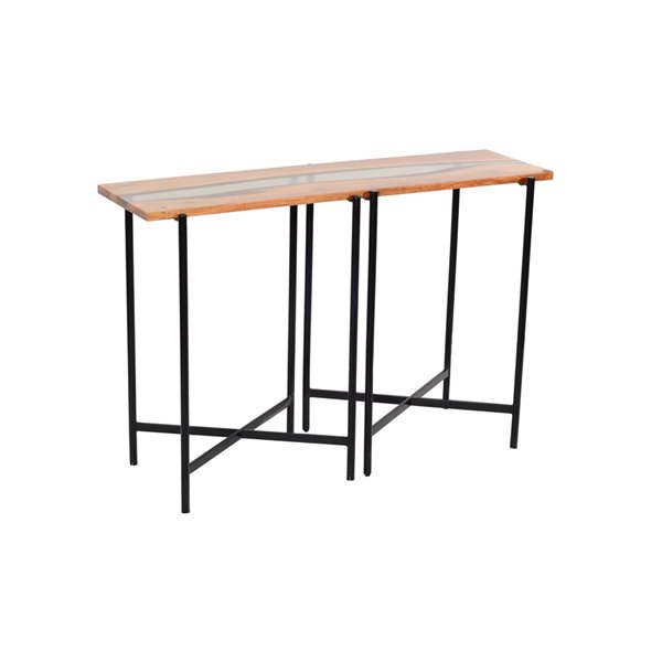 Alaterre Rivers Edge 48-in Natural Rustic Console Table AWRE1820 | RONA