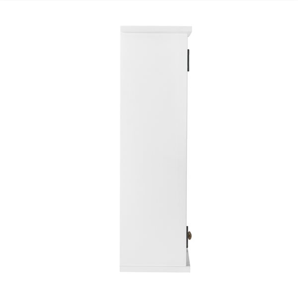 Alaterre Derby 27-in W x 29-in H x 8-in D White Bathroom Wall Cabinet