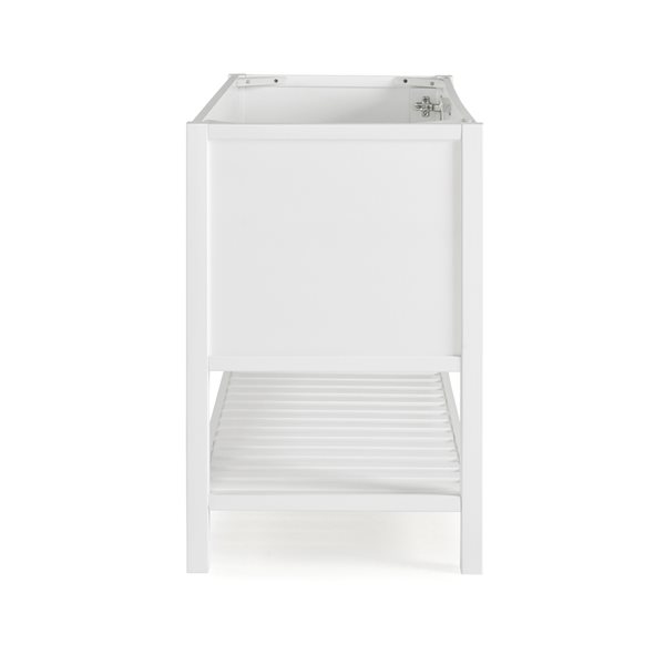 Alaterre Bennett 48-in White Bathroom Vanity Cabinet