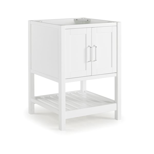 Alaterre Bennett 24-in White Bathroom Vanity Cabinet