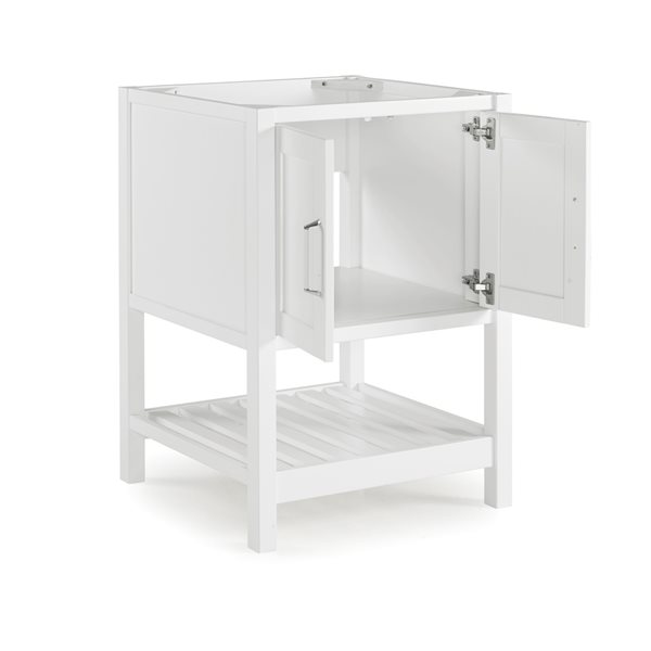 Alaterre Bennett 24-in White Bathroom Vanity Cabinet
