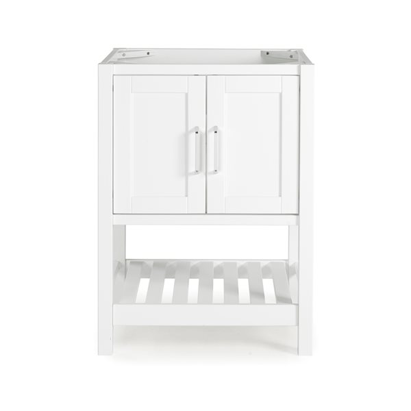 Alaterre Bennett 24-in White Bathroom Vanity Cabinet