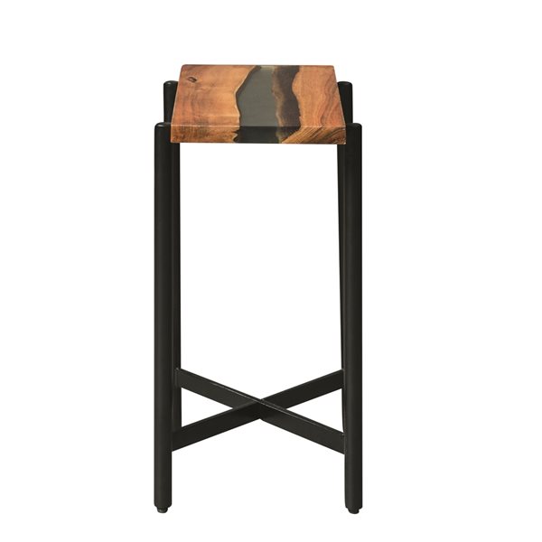 Alaterre Rivers Edge Brown Acacia Accent Table Set - 2-Piece