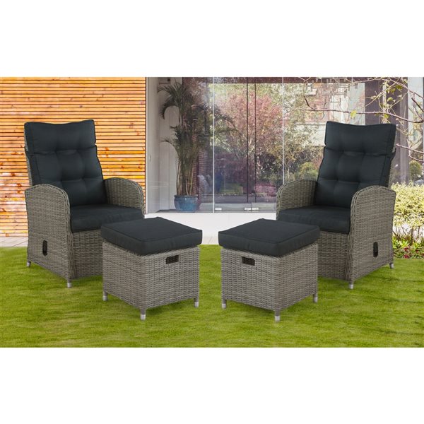 monaco reclining garden chair