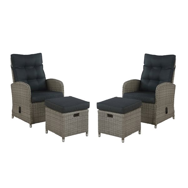 monaco reclining garden chair