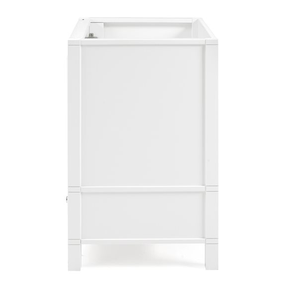 Alaterre Williamsburg 30-in White Bathroom Vanity Cabinet