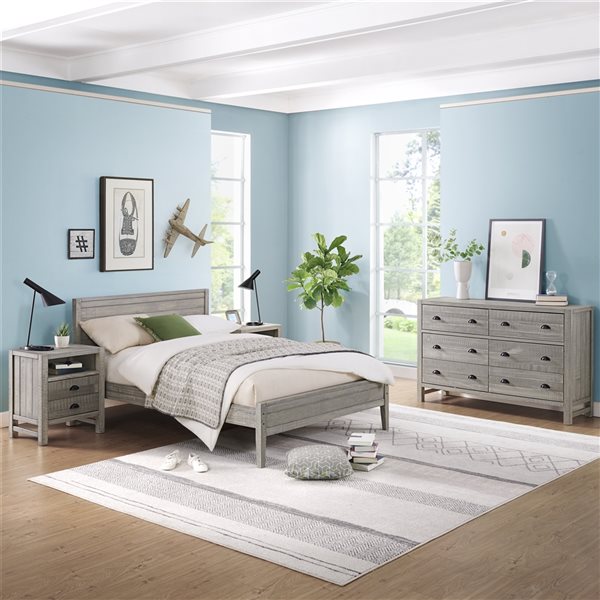 Driftwood queen 2024 bedroom set